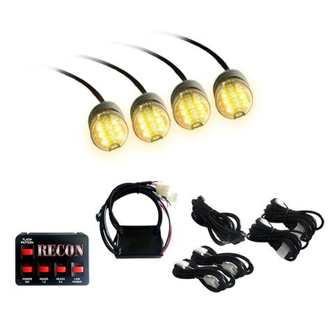 RECON ACCESS 26419AM 90WATT XENON AMBR LGHTKIT