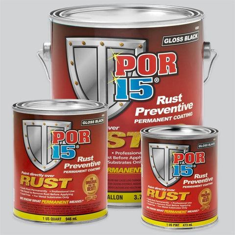 POR-15 RUST PREV SEMI-GLOSS BLK QT