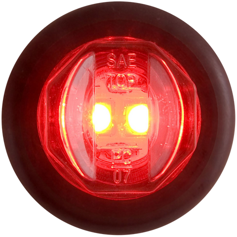 OPTRONICS MCL11RKB LED UNI-LIGHT W/GROMMET;RED