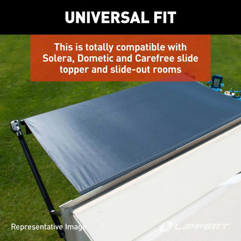 SLIDE TOPPER FAB  50' BLK