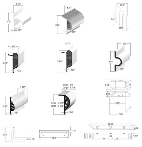 C  SHAPE DOCK EDGE  10' COIL