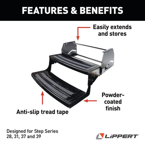 24' RADIUS DOUBLE MANUAL STEP