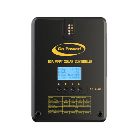 GO POWER GP-MPPT-PRO-60 GP-MPPT-PRO-60: 60 AMP MPPT SOLAR