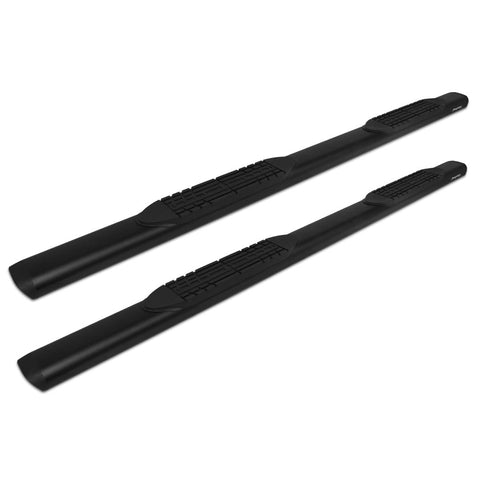 Raptor 2086-BLK - 5 in. Slide Track Oval Running Boards