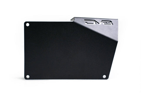 DV8 Offroad LPBR-02 Front license plate relocation bracket places to the side of bumper.