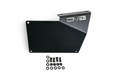 DV8 Offroad LPBR-02 Front license plate relocation bracket places to the side of bumper.