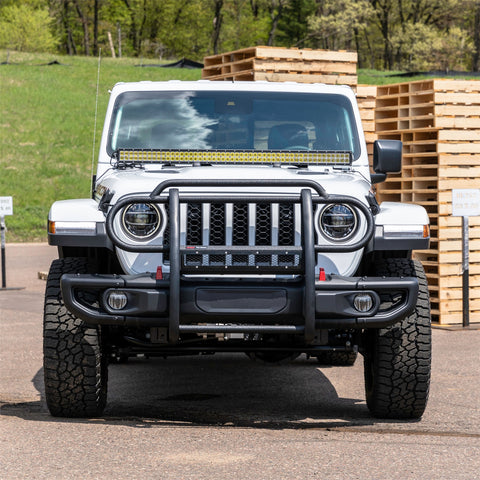 ARIES P1053 - Pro Series Black Steel Grille Guard, Select Jeep Wrangler JL, Gladiator