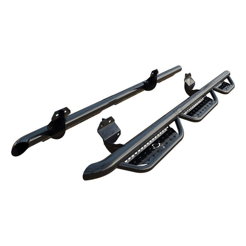 Ranch Hand RSF151S6B6S Nerf Bar - Truck Wheel to Wheel With Drop Down Steps With Be