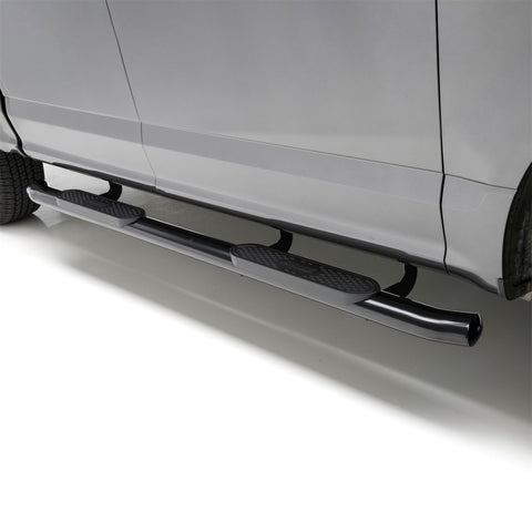 ARIES S223043 - 4 Black Steel Oval Side Bars, Select Ford F-150, F-250, F-350, F-450, F-550