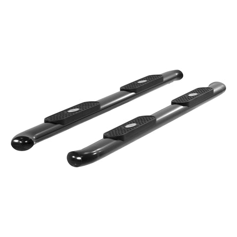 ARIES S224013 - 4 Black Steel Oval Side Bars, Select Silverado, Sierra 1500, 2500, 3500