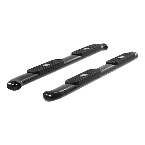 ARIES S224046 - 4 Black Steel Oval Side Bars, Select Silverado, GMC Sierra 1500, 2500, 3500 HD