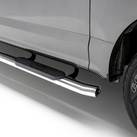 ARIES S224053-2 - 4 Polished Stainless Oval Side Bars, Select Silverado, Sierra 1500, 2500, 3500