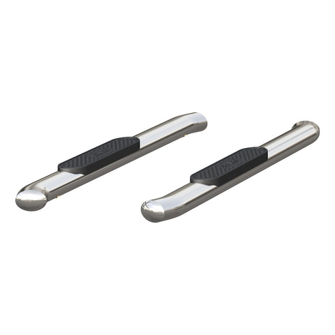 ARIES S225039-2 - 4 Polished Stainless Oval Side Bars, Select Dodge, Ram 1500, 2500, 3500