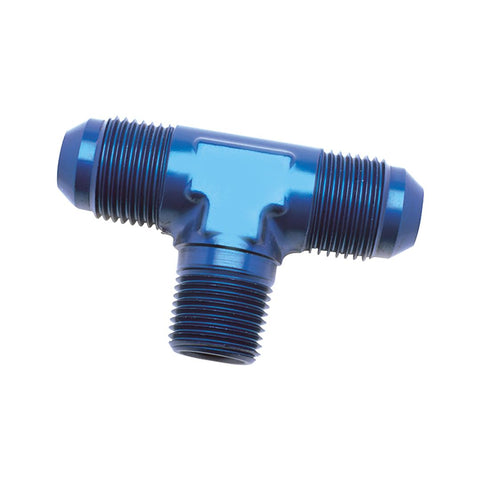 -8ANX3/8 NPTF BLU FLAR TO PIPE TEE