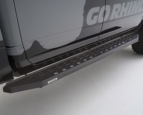 Go Rhino RB20 Slim Black Running Boards Textured Powder Coated