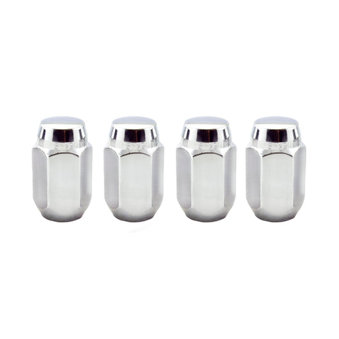 McGard Hex Lug Nut (Cone Seat) 1/2-20 / 13/16 1.5in. Length (4-Pack) - Chrome