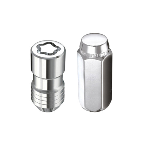 McGard 8 Lug Hex Install Kit w/Locks (Cone Seat Nut) M14X1.5 / 22mm 1.635in. Length - Chrome