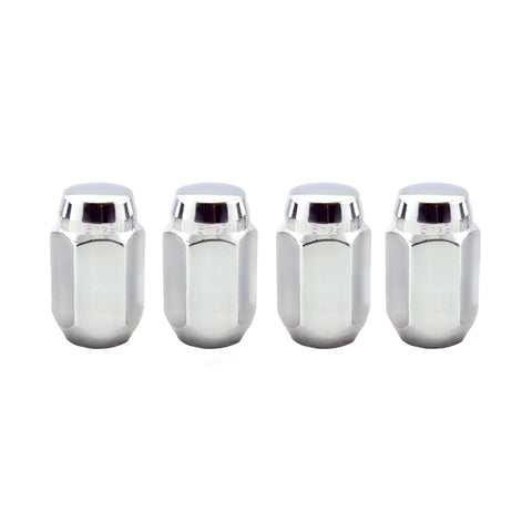 McGard Hex Lug Nut (Cone Seat) 1/2-20 / 13/16 1.5in. Length (4-Pack) - Chrome