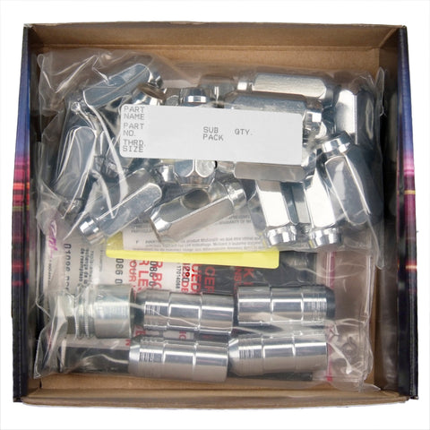 McGard 8 Lug Hex Install Kit w/Locks (Cone Seat Nut) M14X1.5 / 22mm 1.635in. Length - Chrome