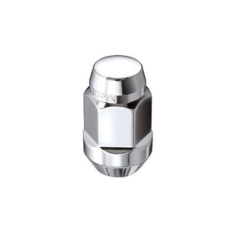 McGard Hex Lug Nut (Cone Seat Bulge Style) 1/2-20 / 3/4 1.45in. Length (4-pack) - Chrome