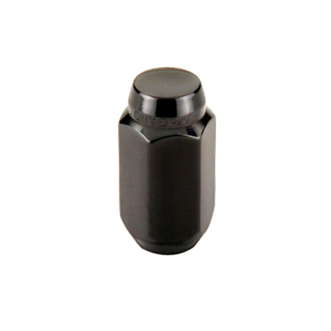 McGard Hex Lug Nut (Cone Seat) M14X1.5 / 22mm 1.635in. Length (4-Pack) - Black