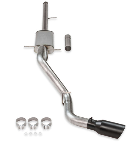 MyTruckPoint FlowMaster 717857 FlowFx Single Exit Cat-Black Exhaust For 14-18 GM 1500 With 4.3L and 5.3L, Black Tip