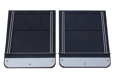 Go Industries 725SET Dual Wheel Classic Mud Flap Set