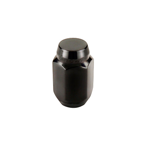McGard Hex Lug Nut (Cone Seat) 1/2-20 / 13/16 1.5in. Length (4-Pack) - Black