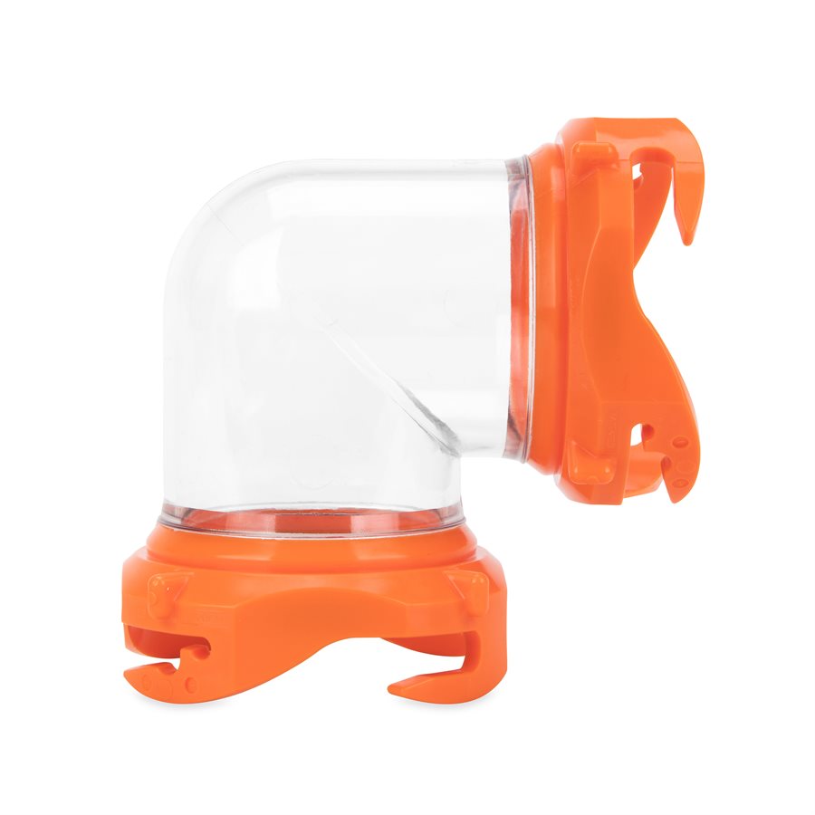 Camco 39485 Sewer Hose Connector For Connecting Sewer Hose To Tote Tank 90 Degree Fitting
