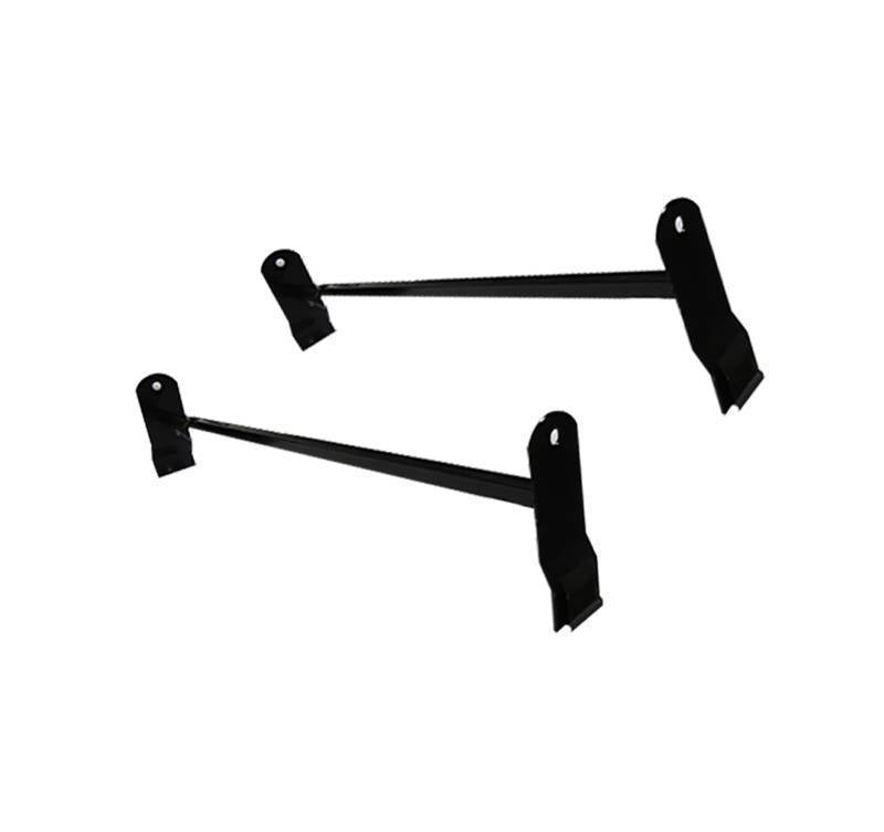 Black Horse Offroad TR-WRG2 Ladder Rack 150 Pound Capacity Rail System Mount Direc
