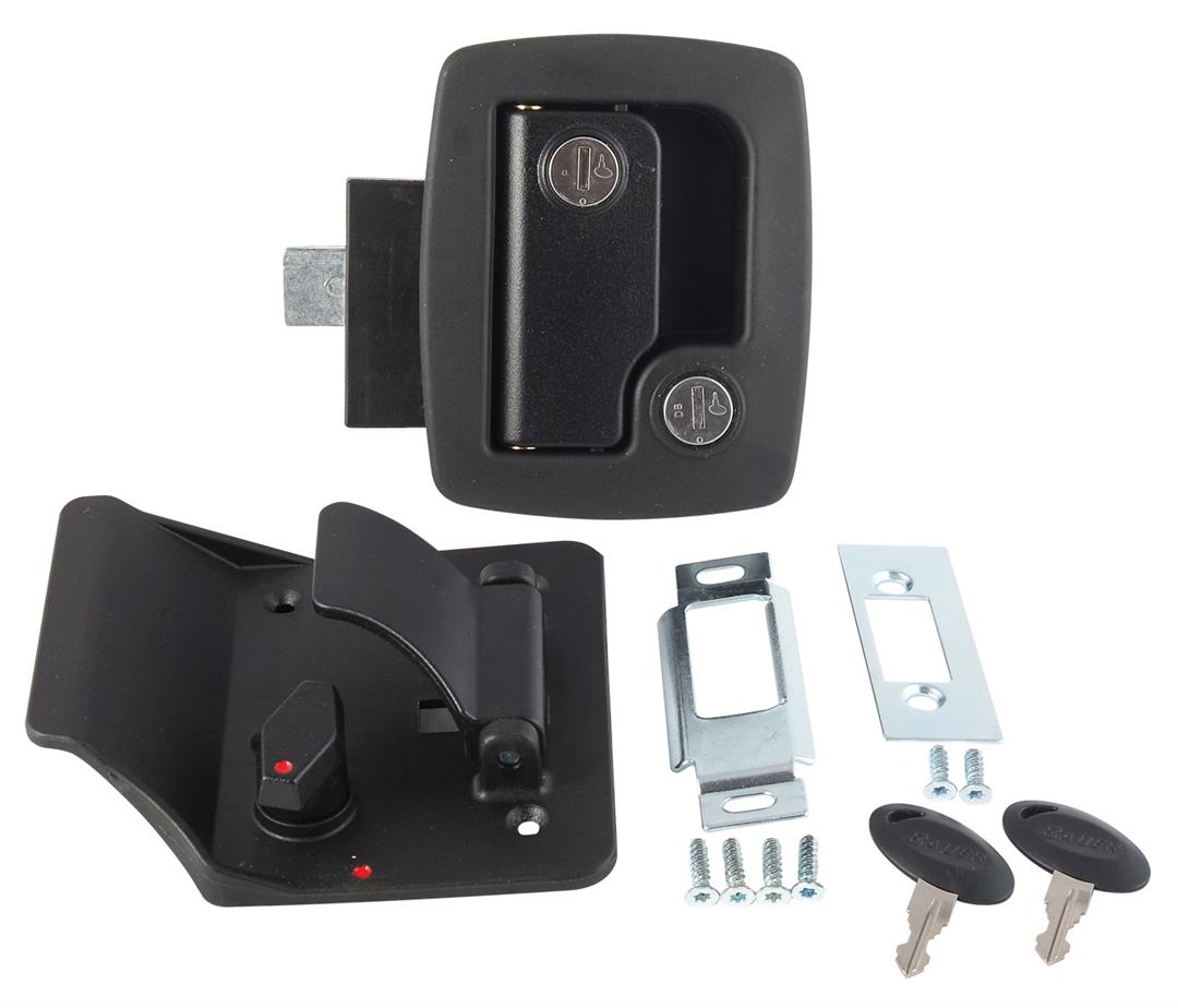 AP Products 013-520 Door Latch Assembly Direct Replacement With One Black Lock/ Two