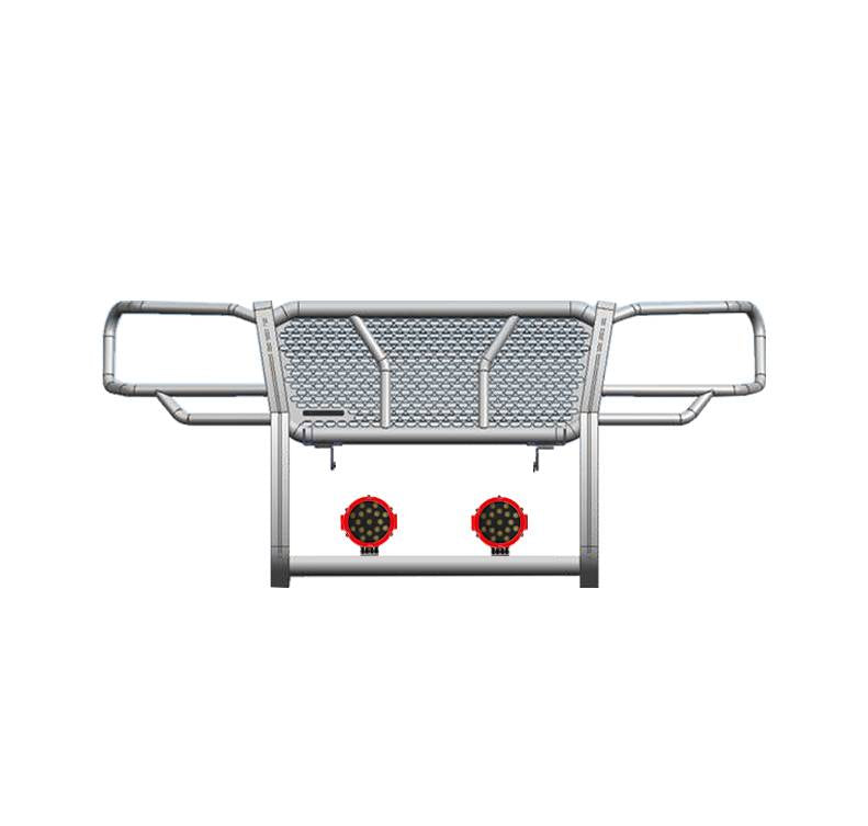 Black Horse Offroad RU-TOTA05-B-PLR Grille Guard Rugged Series Semi-Gloss Powder Co