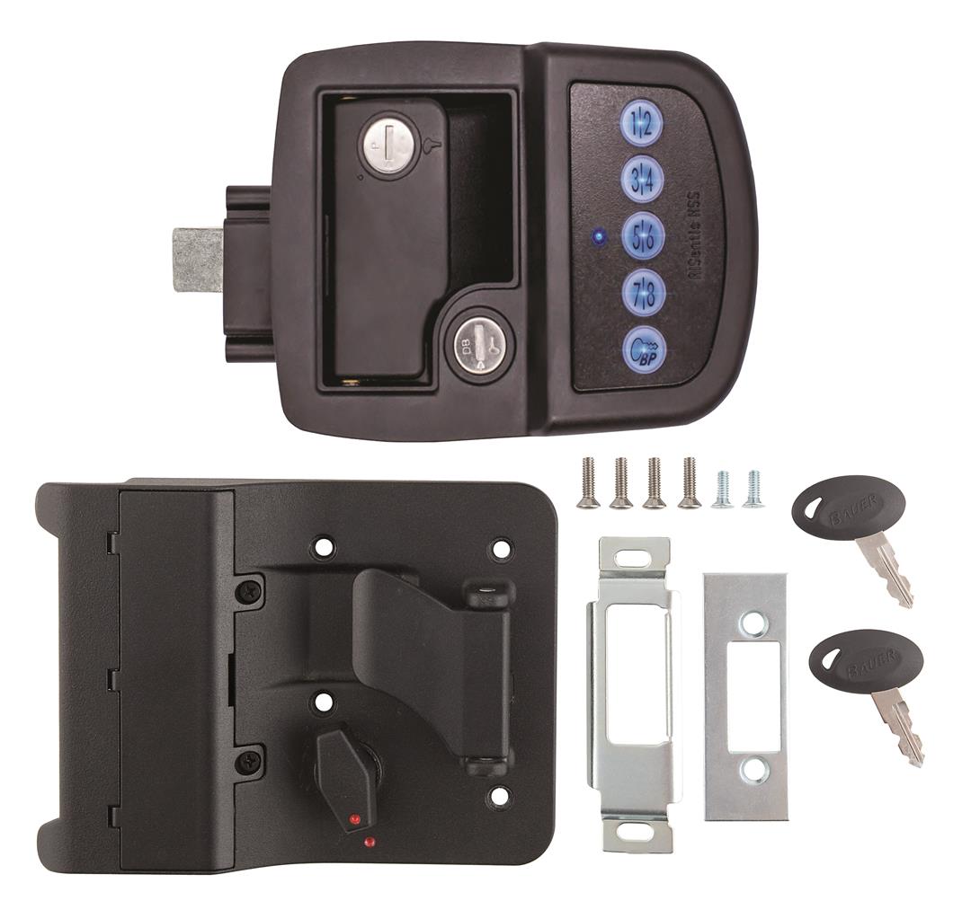 AP Products 013-5091 Entry Door Lock Paddle Type With Dead Bolt Keyed-A-Like Entry