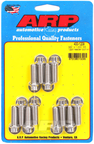 ARP Auto Racing 400-1209 Exhaust Header Bolt Universal 3/8 - 16 Inch Thread Size 1