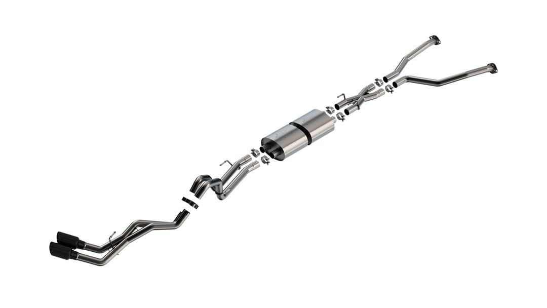 Borla 140940BC Exhaust System Kit ATAK  Series Cat Back System T-304 Stainless Ste
