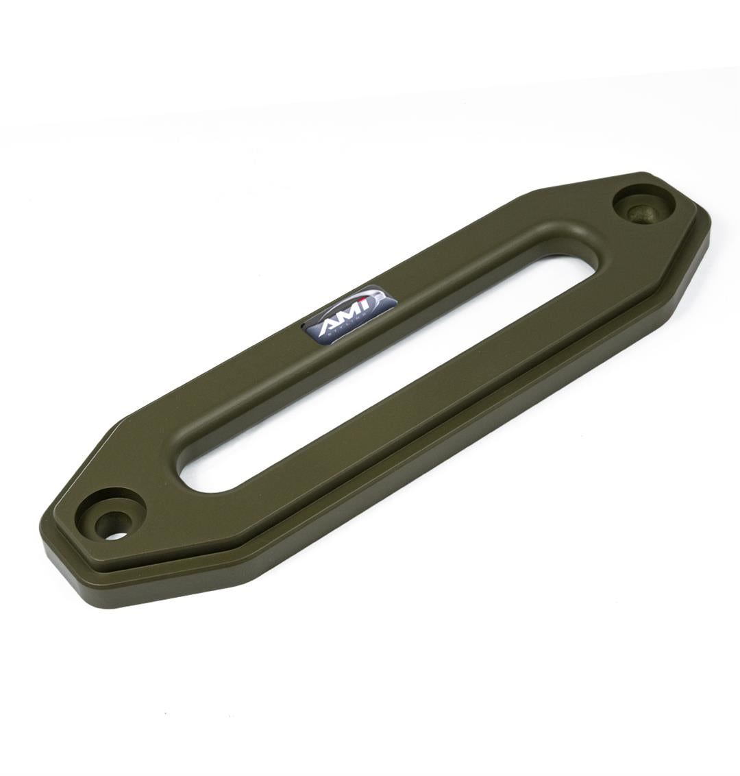 All Sales 8807ODG Winch Fairlead Hawse Style OD Green Aluminum