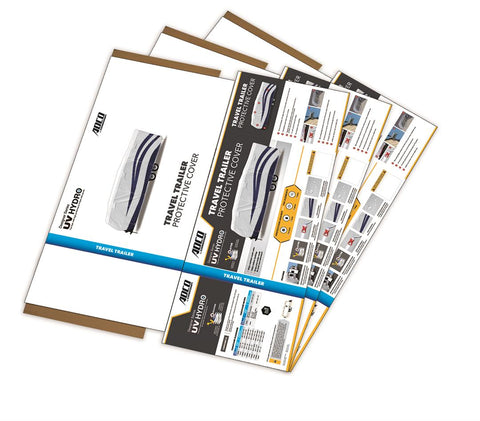 Adco D0053 Point Of Purchase Display UV Hydro Empty Box Set 3 Piece Combo
