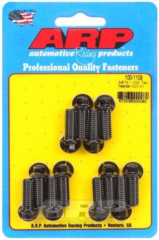 ARP Auto Racing 100-1109 Exhaust Header Bolt Universal 3/8 - 16 Inch Thread Size 1