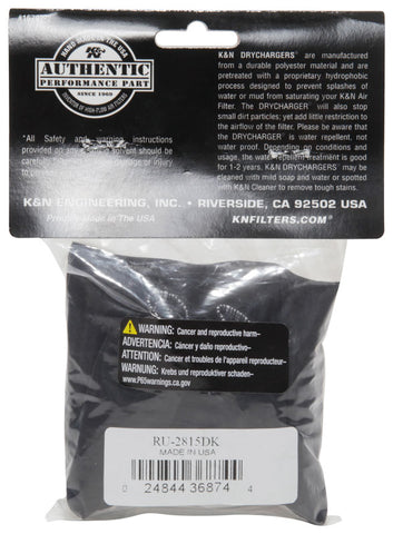 K&N RU-2815DK Air Filter Wrap