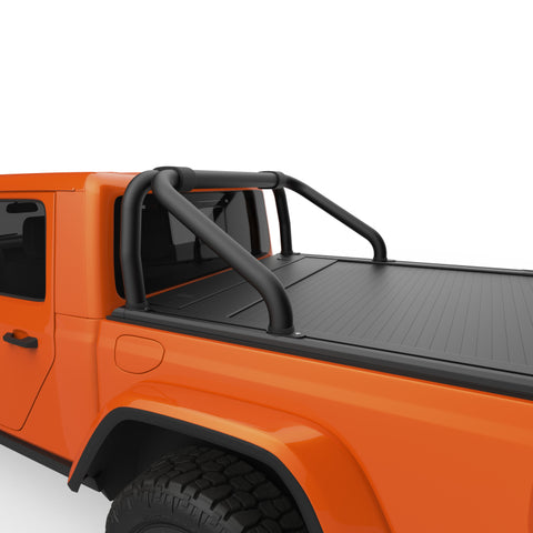 EGR 20-22 Jeep Gladiator RollTrac S-Series Black Powder Coated Sports Bar