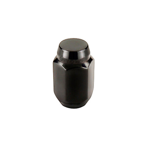 McGard Hex Lug Nut (Cone Seat) 1/2-20 / 13/16 1.5in. Length (4-Pack) - Black