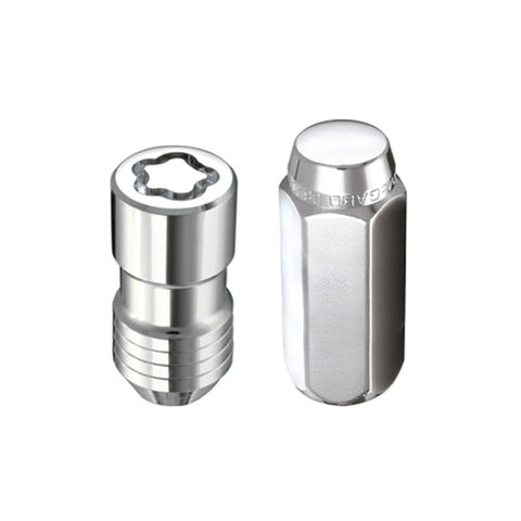 McGard 8 Lug Hex Install Kit w/Locks (Cone Seat Nut) M14X1.5 / 22mm 1.635in. Length - Chrome