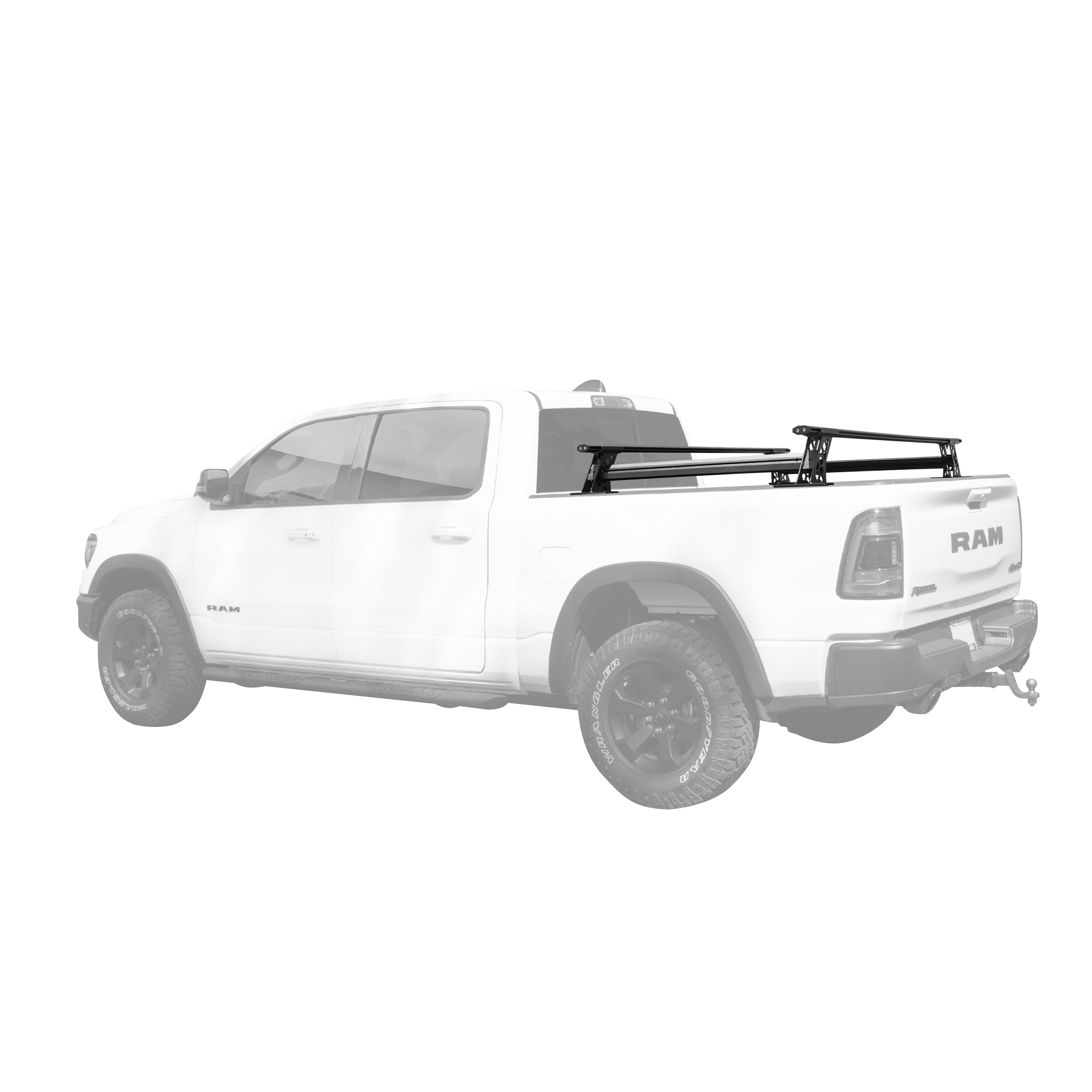 5935015T Go Rhino - XRS Cross Bars - Bed Rail Kit for Full/Mid Sized Trucks  W/Tonneau Cover T-Tracks