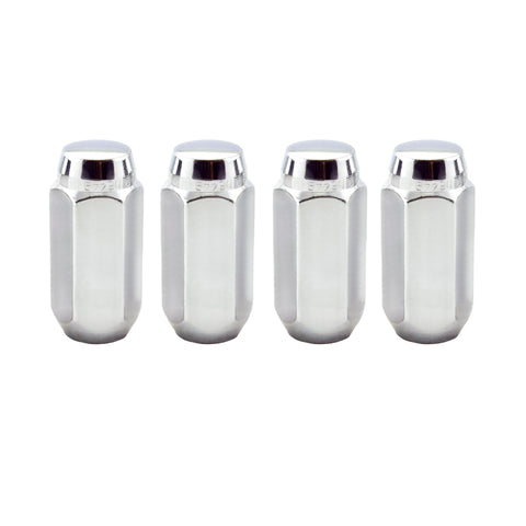 McGard Hex Lug Nut (Cone Seat) M14X1.5 / 13/16 1.945in. Length (4-Pack) - Chrome