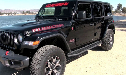 Go Rhino RB20 Black Running Boards Textured Powder Coated
